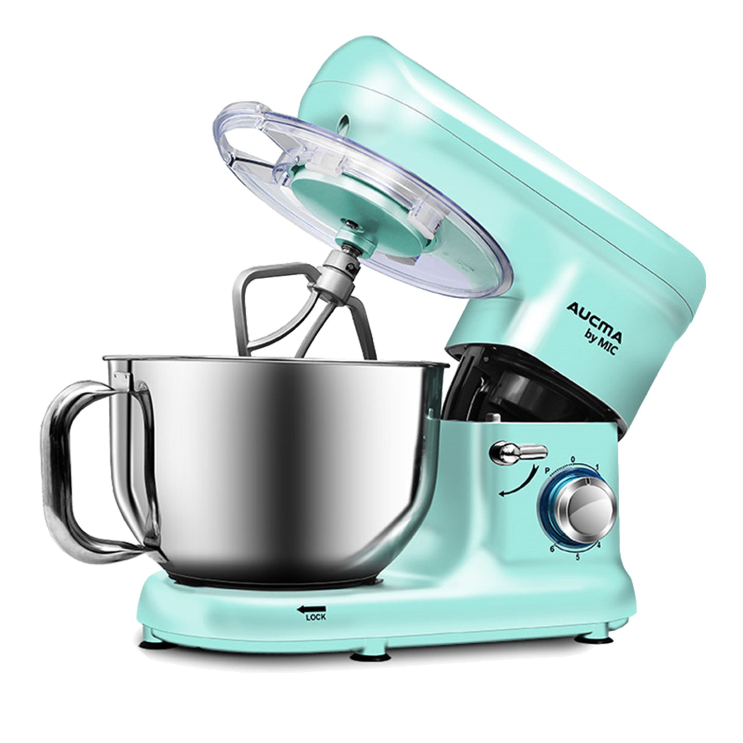 1500W Electric Stand Mixer 5.5L Mixing Bowl Blue